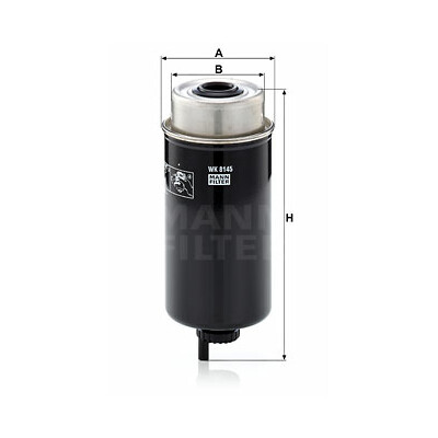 Filtre à carburant MANN-FILTER WK 8145