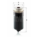 Filtre à carburant MANN-FILTER WK 8161