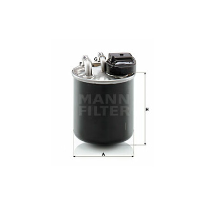 Filtre à carburant MANN-FILTER WK 820/20