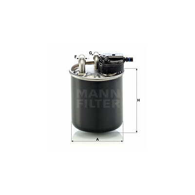 Filtre à carburant MANN-FILTER WK 820/21