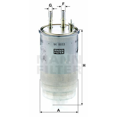 Filtre à carburant MANN-FILTER WK 9053 z