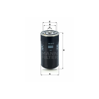 Filtre à carburant MANN-FILTER WK 950/21