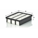 Filtre à air MANN-FILTER C 26 028