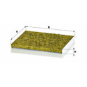 Filtre, air de l'habitacle
