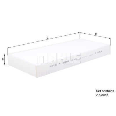 Filtre à air d'habitacle MAHLE ORIGINAL LA 426/S