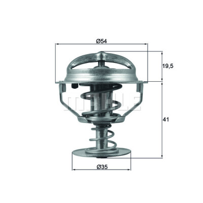 Thermostat, liqiuide de refroidissement