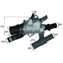 Thermostat, liquide de refroidissement MAHLE ORIGINAL TI 166 88