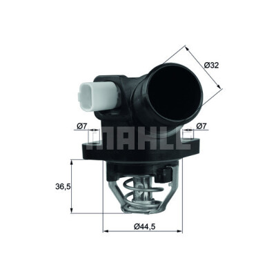 Thermostat, liquide de refroidissement MAHLE ORIGINAL TM 32 103