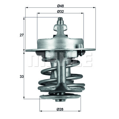 Thermostat, liqiuide de refroidissement