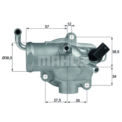 Thermostat, liqiuide de refroidissement