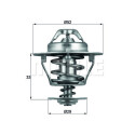 Thermostat, liquide de refroidissement MAHLE ORIGINAL TX 77 88D