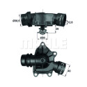 Thermostat, liquide de refroidissement MAHLE ORIGINAL TI 26 88