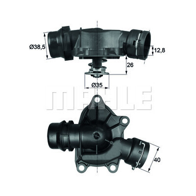 Thermostat, liquide de refroidissement MAHLE ORIGINAL TI 26 88