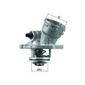 Thermostat, liquide de refroidissement MAHLE ORIGINAL TM 45 100D