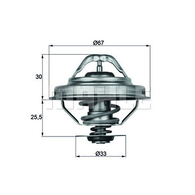 Thermostat, liqiuide de refroidissement