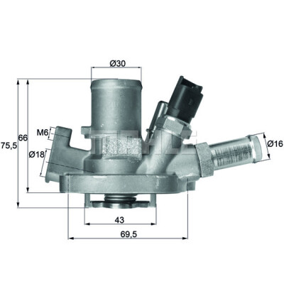 Thermostat, liqiuide de refroidissement