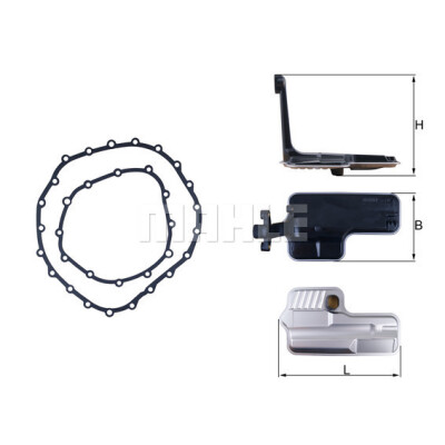 Filtre hydraulique, transmission automatique MAHLE ORIGINAL HX 192D