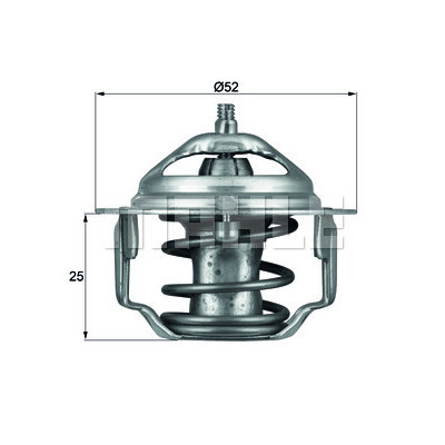 Thermostat, liquide de refroidissement MAHLE ORIGINAL TX 64 82