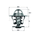 Thermostat, liqiuide de refroidissement