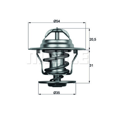 Thermostat, liqiuide de refroidissement