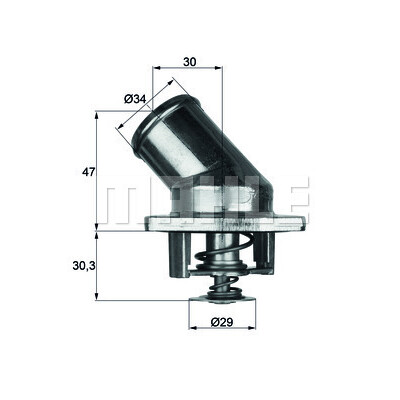 Thermostat, liqiuide de refroidissement