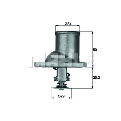 Thermostat, liquide de refroidissement MAHLE ORIGINAL TI 1 92