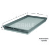 Filtre à air MAHLE ORIGINAL LX 3594/S