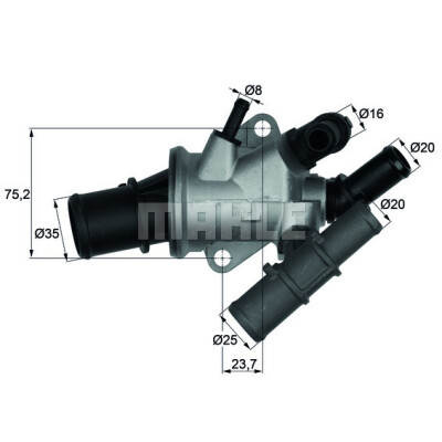 Thermostat, liqiuide de refroidissement