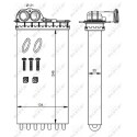 Radiateur de chauffage NRF 54332