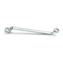 Clé polygonale double à fourche 14 x 17 MM diamètre1 25 MM diamètre2 26,3 MM