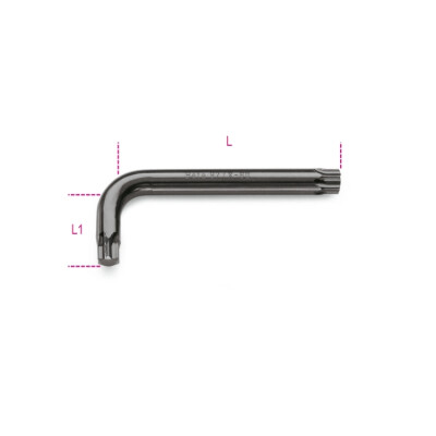 Clé mâle coudée pour vis à tête Torx® T30