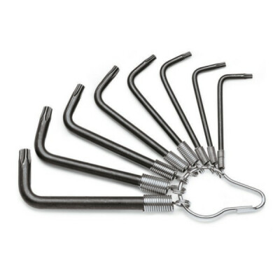 Jeu de 8 clés mâles coudées pour vis à empreinte Torx®
