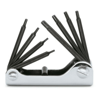 Jeu de 8 clés mâles coudées pour vis à empreinte Torx®
