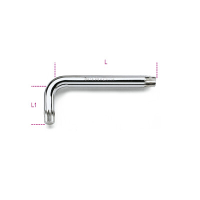 Clé mâle coudée avec profil XZN® M12