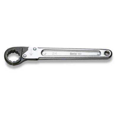 Clé polygonale à cliquet 17MM diamètre 34MM