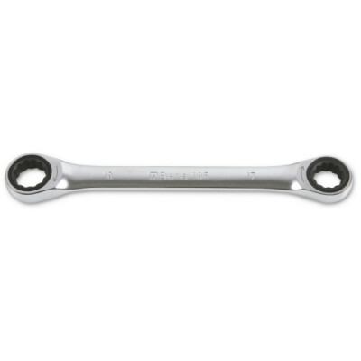 Clé polygonale double à cliquet 17 x 19 mm Dia1 34,5 mm Dia2 35,6 mm
