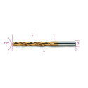 Foret série courte en acier HSS-TiN entièrement rectifié diamètre 2,75 MM