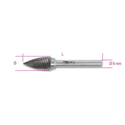 Lime rotative en métal dur diamètre 12 MM BETA 18004260524