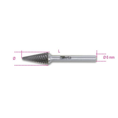 Lime rotative en métal dur diamètre 16 MM
