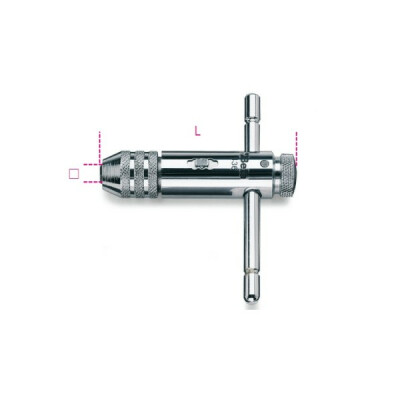 Clé à tarauder à cliquet réversible 4.6÷8 M5÷M12