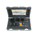 Assortiment de scies cloches et accessoires pour électriciens