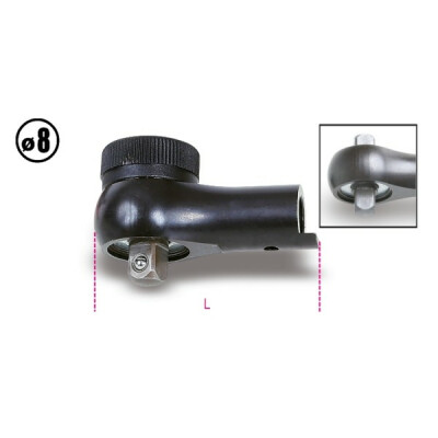 Cliquet réversible pour barres dynamométriques 604B/5 et 604B/10 union 8 mm 1/4