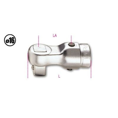 Carré mâle pour barres dynamométriques 1/4