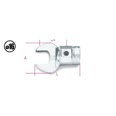 Clé fixe pour barres dynamométriques 21 MM