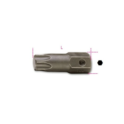 Embout mâle impact pour vis Torx® à six pans creux, union T70