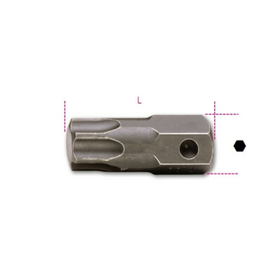Embout mâle impact pour vis Torx® à six pans creux, union T90
