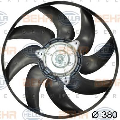 Ventilateur, refroidissement du moteur