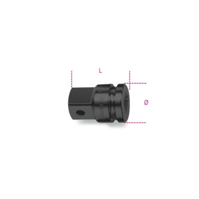 Adaptateur d'impact avec carré femelle 1" et mâle 1.1/2" diamètre 54 MM
