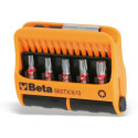 Jeu de 10 embouts pour vis à tête creuse Torx® avec porte-embout magnétique, en coffret plastique