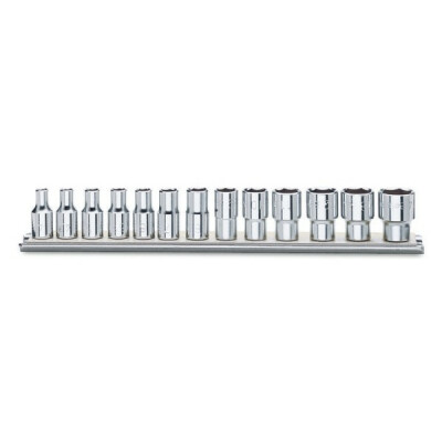 Jeu de 13 douilles 6 pans
